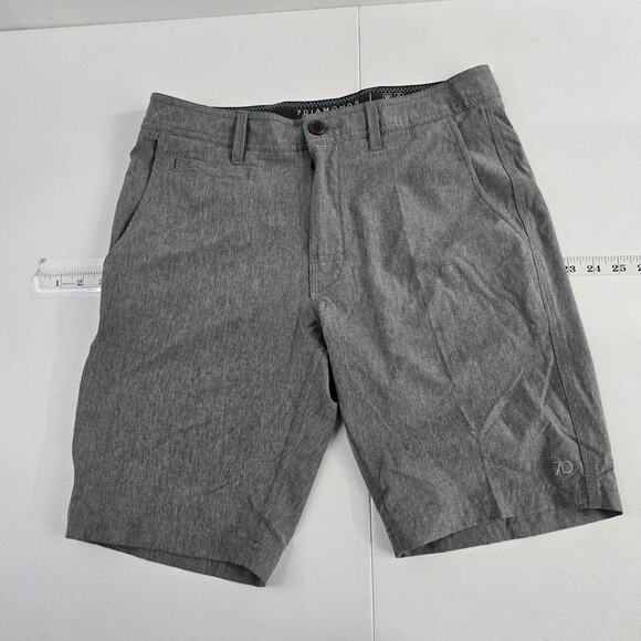 7Diamonds Velocity Performance Shorts Men’s Gray Size 32 Stretch Quick Dry 6352 - Picture 1 of 13
